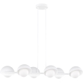 Suspension sur câble BOOM 6xG9/8W/230V blanche